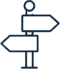 Cybersecurity decisions that define the outcome icon