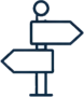 Cybersecurity decisions that define the outcome icon